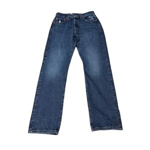 NWT Levis Premium Big E 501 Original High Rise Straight Leg Jeans Womens 27x30